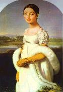 Jean Auguste Dominique Ingres Portrait of Mademoiselle Riviere. Sweden oil painting artist